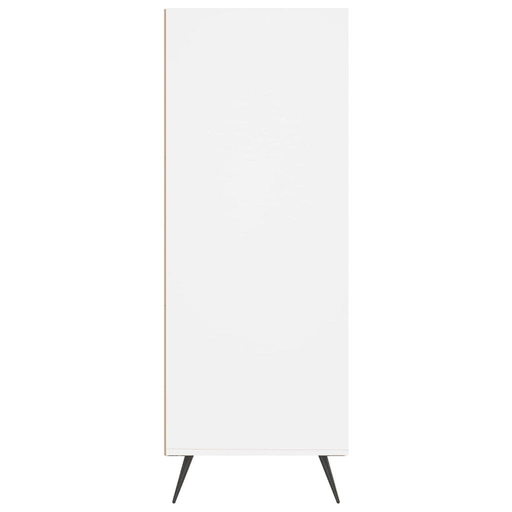 Libreria Bianca 69,5x32,5x90 cm in Legno Multistrato 828332