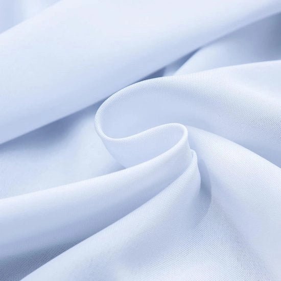 Set di tavolo per 50 cm, 3 pezzi, attrezzatura da birra, tessuto in poliestere, set di tovaglie e set di accessori per tende da festa, bancone da birra (bianco)