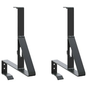 Supporto per guardia della neve 2 pz Nero 29,5 x 3 x 34,5 cm CFW2329728