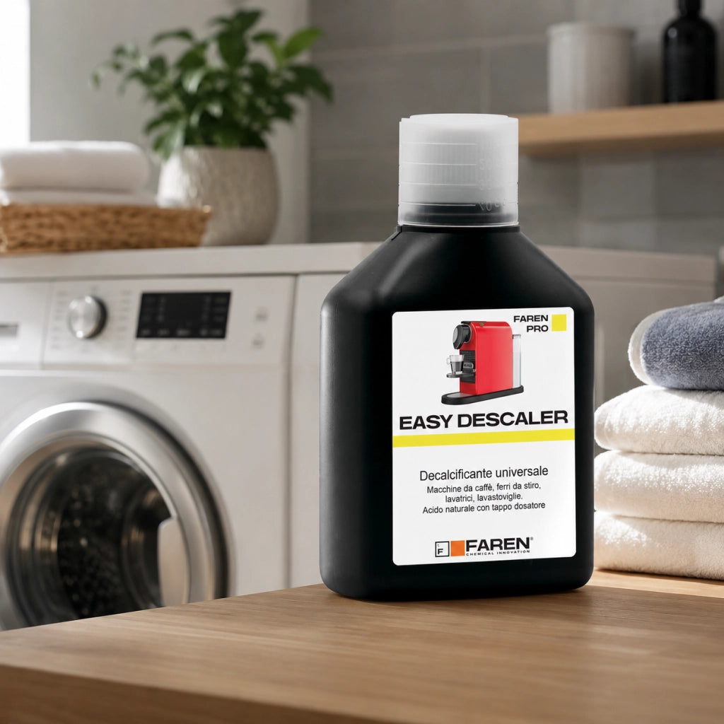 Faren easy descaler decalcificante universale per elettrodomestici 500 ml 3 pezzi