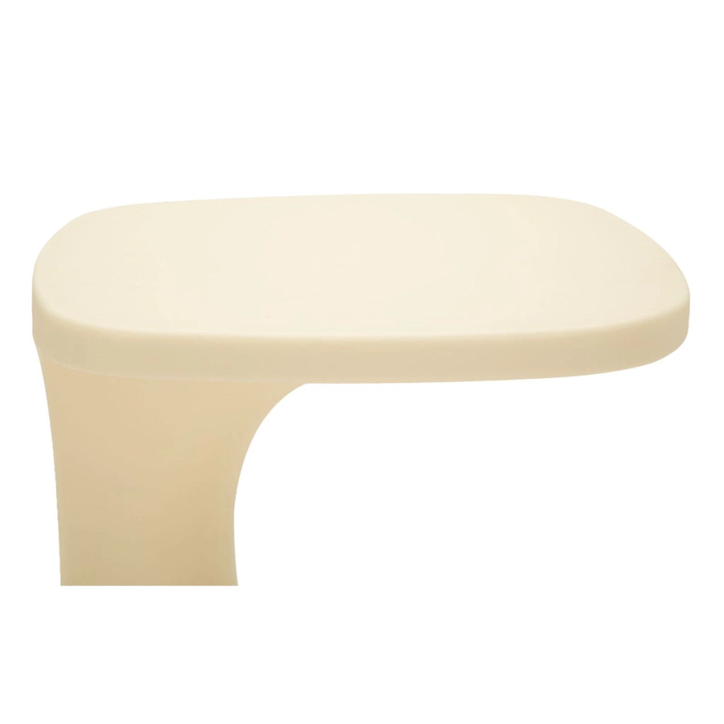 Tavolino VKH1091, Bianco, Plastica, 42x42x52 cm