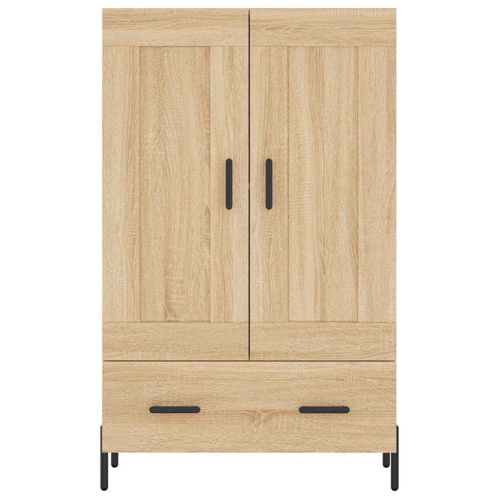 Buffet credenza cassettiera armadio mobile contenitore organizer cucina soggiorno salotto rovere Sonoma alto 69,5 x 31 x 115 cm legno ingegnerizzato marrone 02_0034097