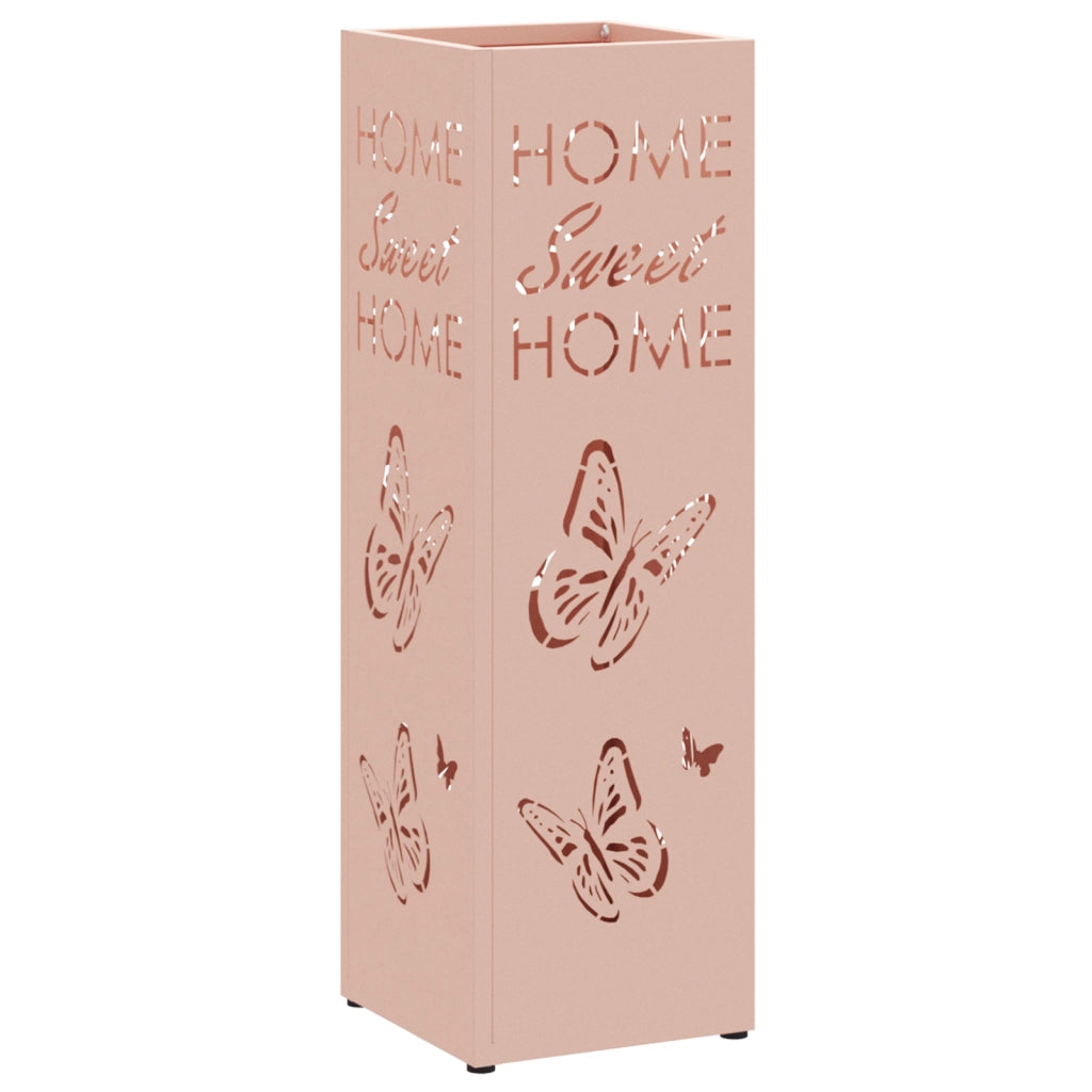 Portaombrelli Rosa Metallo Media Intarsi Decorativi