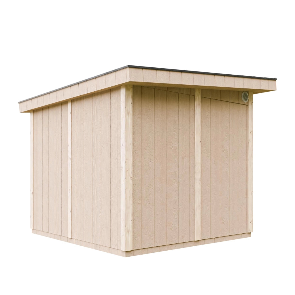 Casetta da Giardino di QUALIT? PREMIUM 5,9m?²-L279xW293cm - TIMBELA M903A-REDWOOD RED