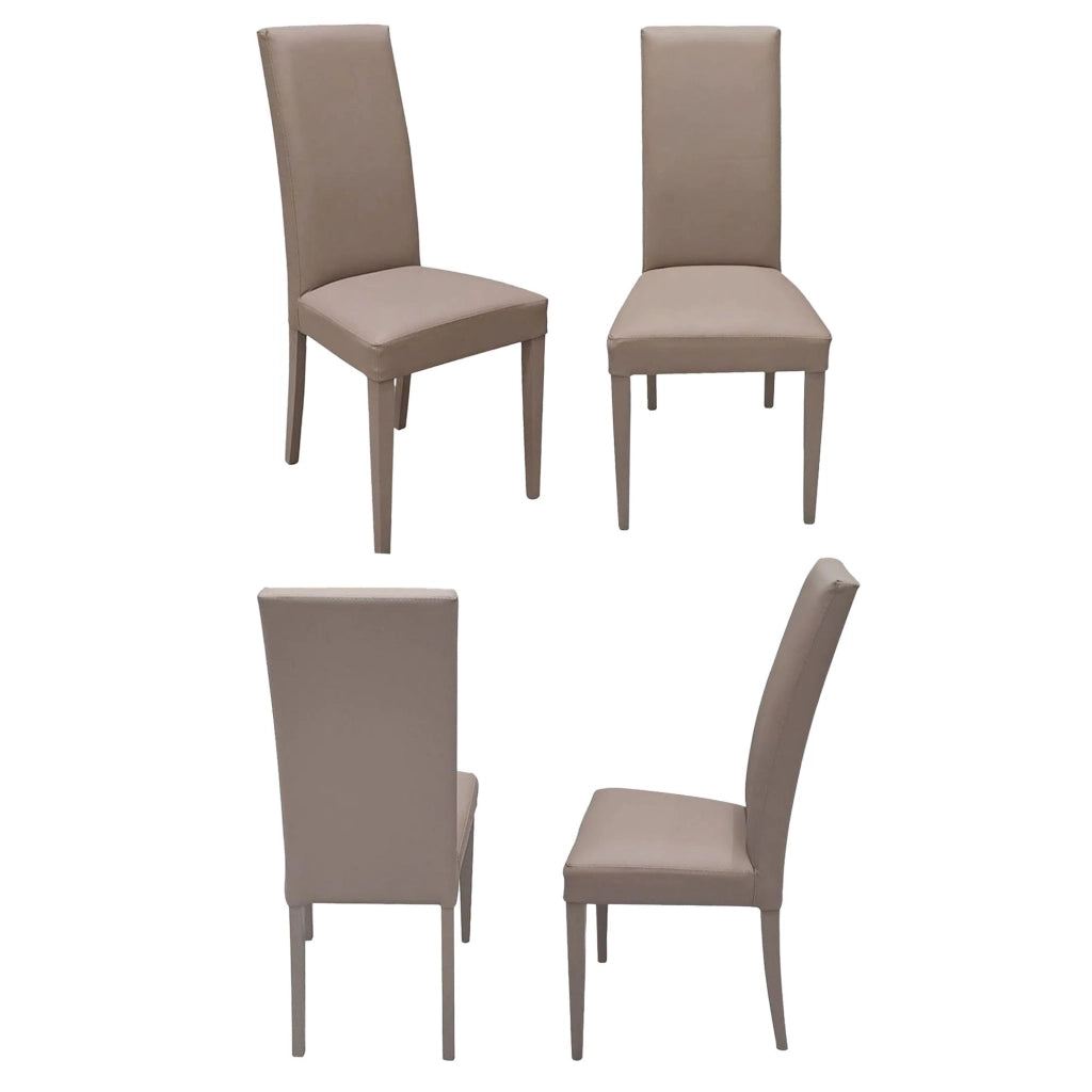 Ferraris, set di Sedie 6 Sedie, Grigio Tortora