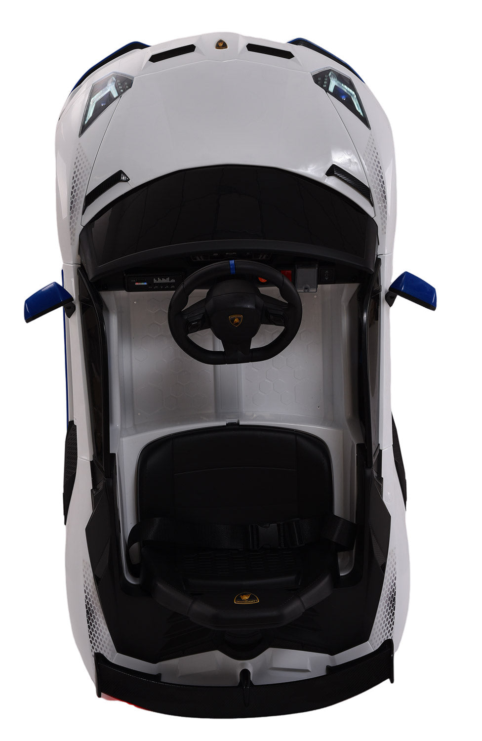 Macchina Elettrica per Bambini 12V con Licenza Lamborghini Aventador SVJ Small Bianca