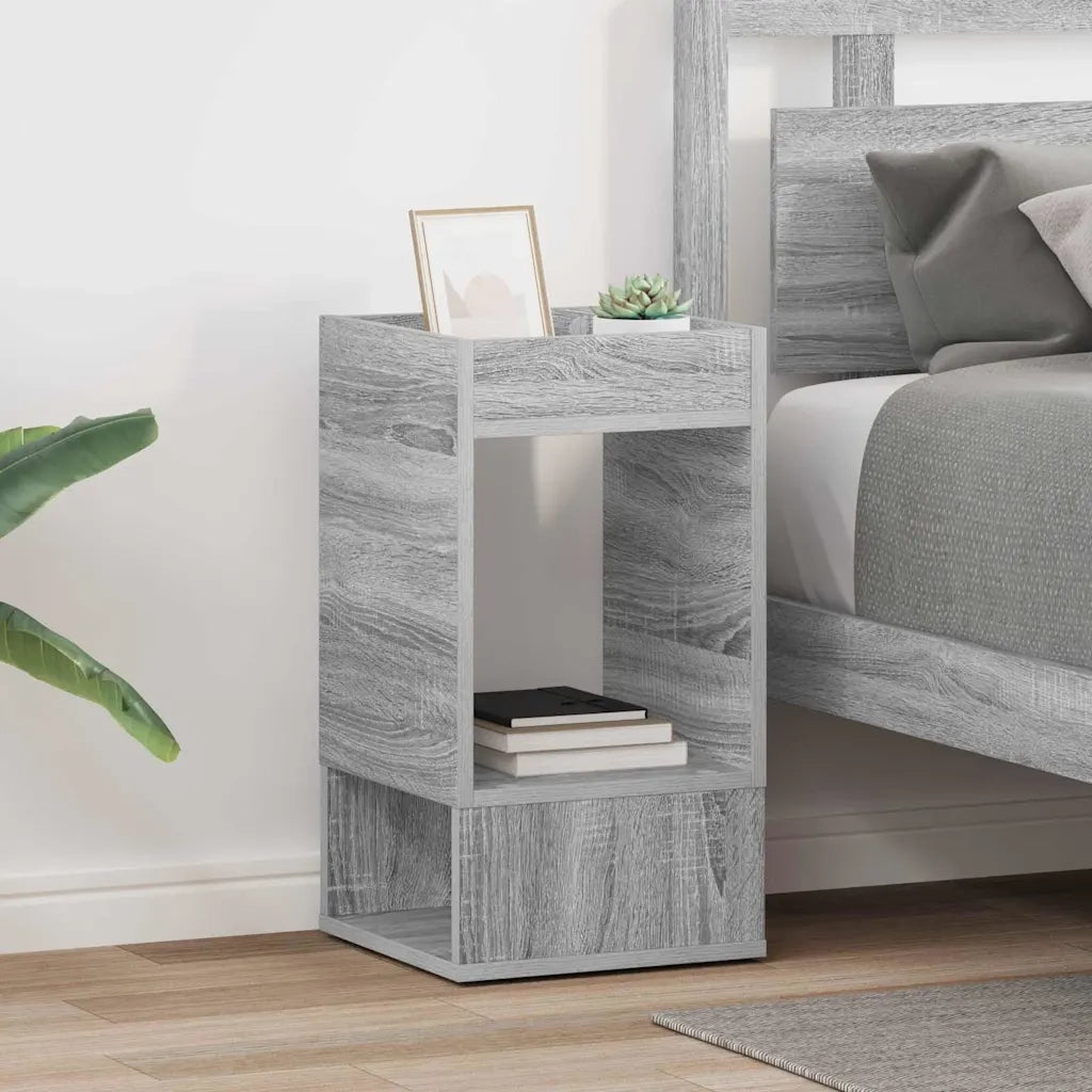 Tavolino 2 pcs Grigio Sonoma 30 x 30 x 56 cm Legno multistrato 890939