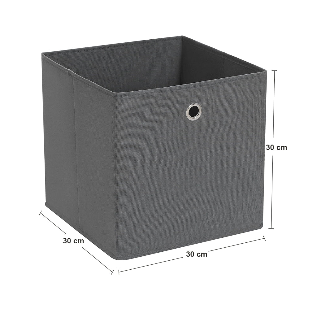 VALORA Set di 6 organizer multifunzionali grigi RFB02G-3
