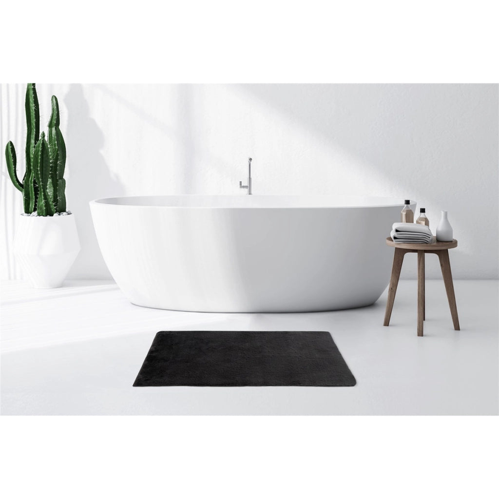 Tappeto da bagno Rabbit Light 100 Grigio Scuro 65x100 cm
