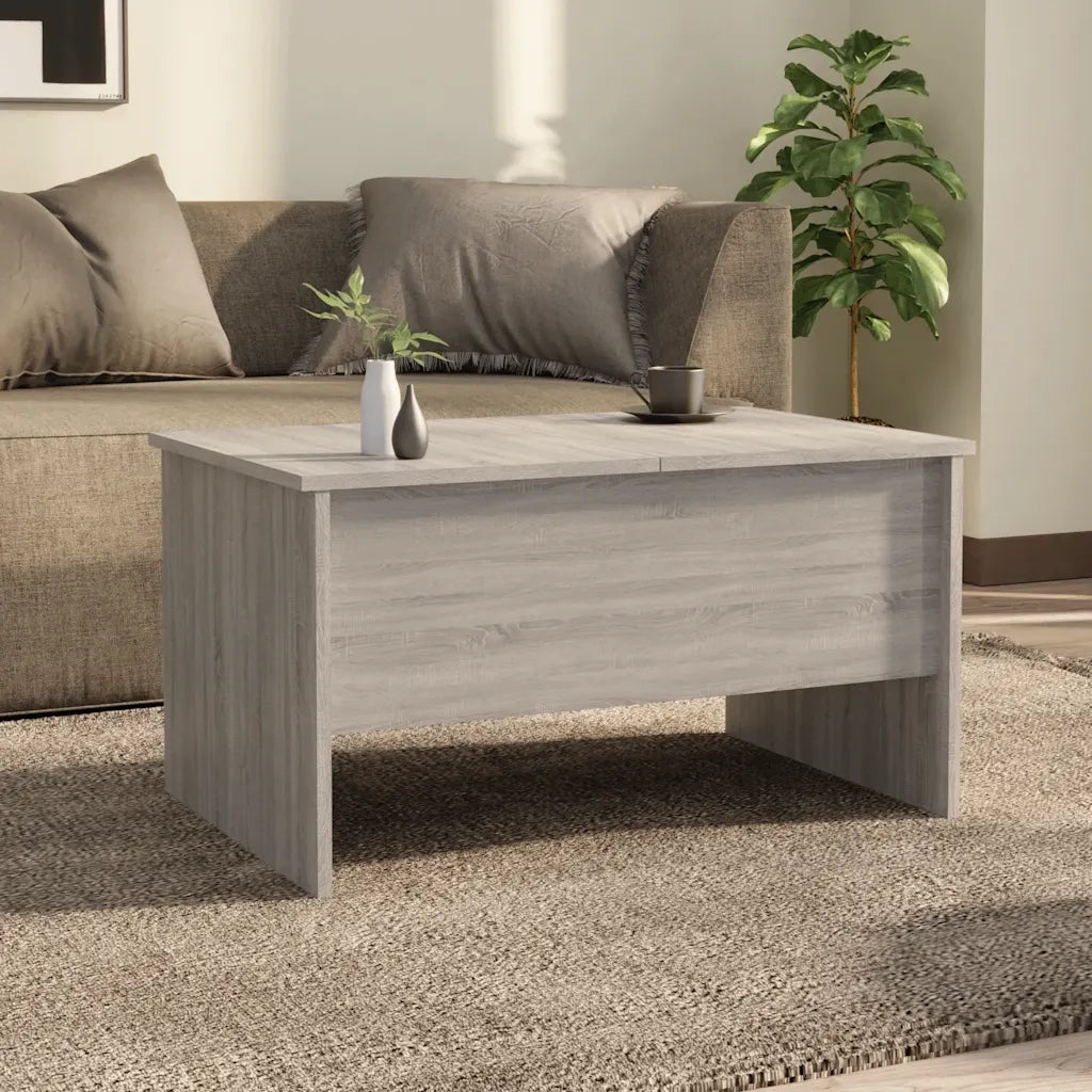 Tavolino salotto | Tavolino da caff¨¨ | Tavolino da Soggiorno Grigio Sonoma 80x50x42,5 cm Legno Multistrato