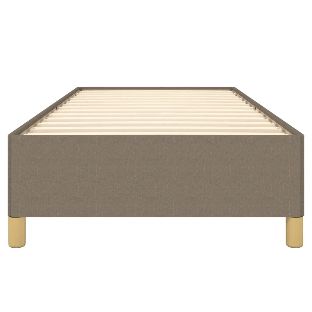 Giroletto senza Materasso-Struttura Letto Tortora 90x200 cm Tessuto 178762