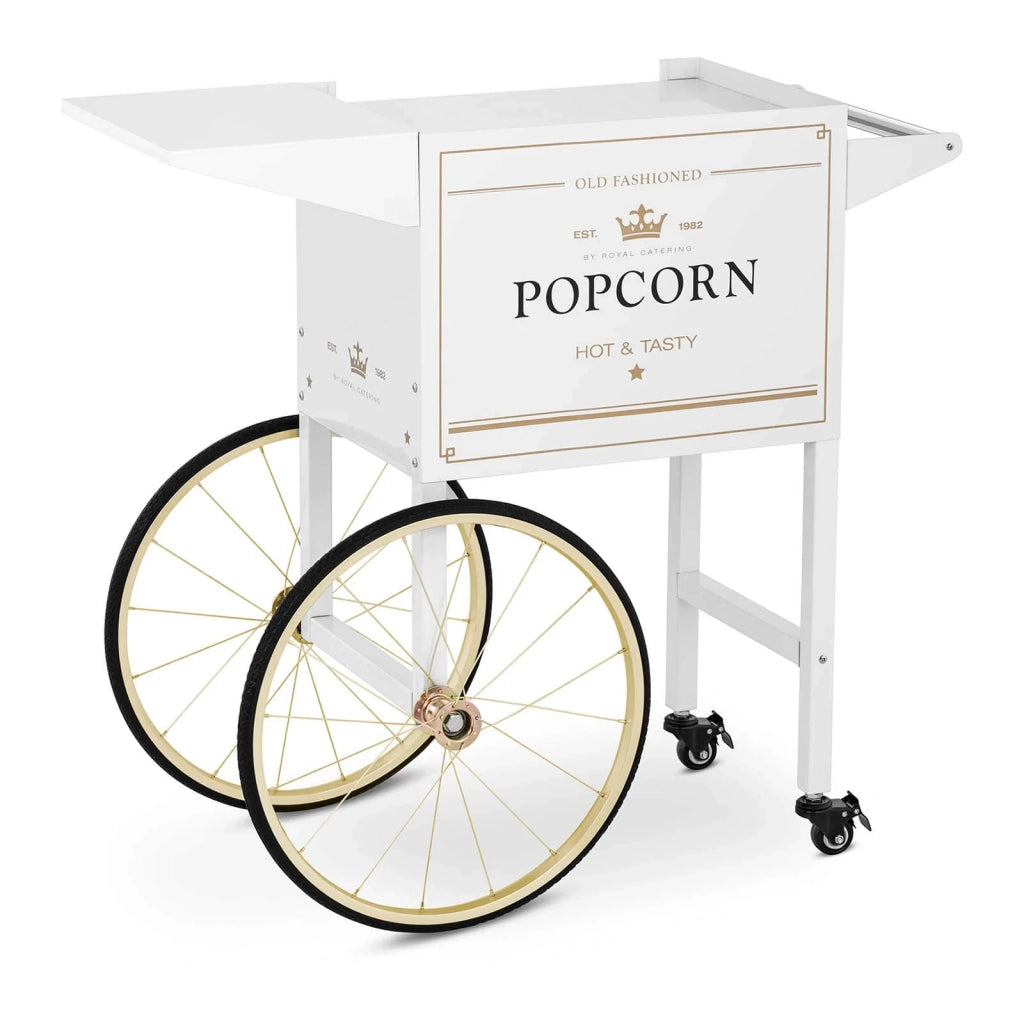 Carretto dei popcorn bianco e oro 14_0004913