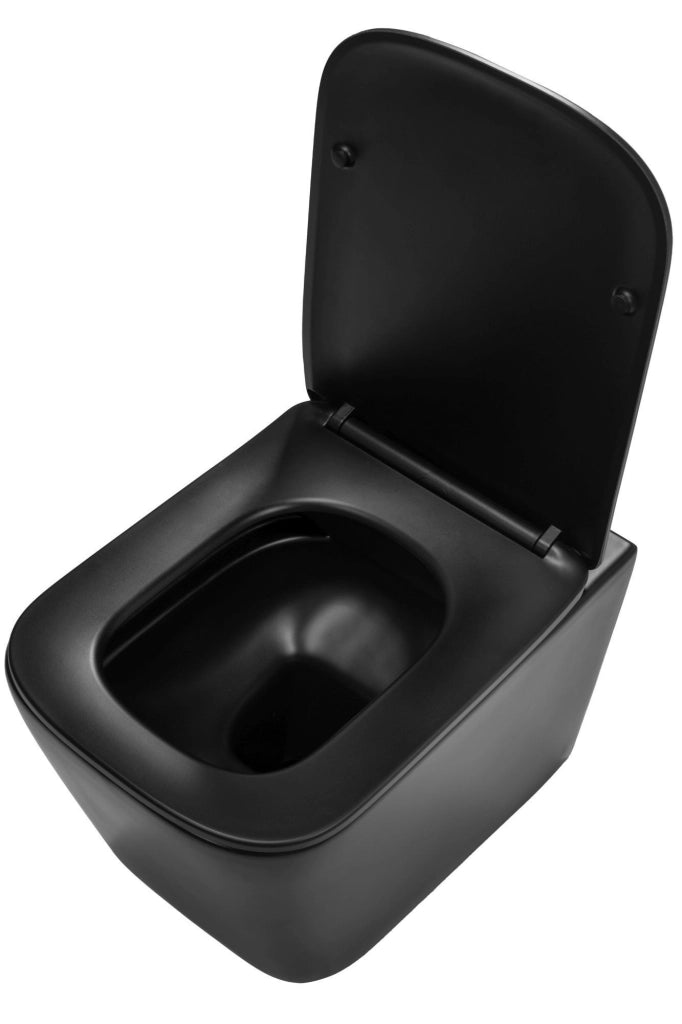 Vaso Wc Sospeso Rea Julio Black Matt