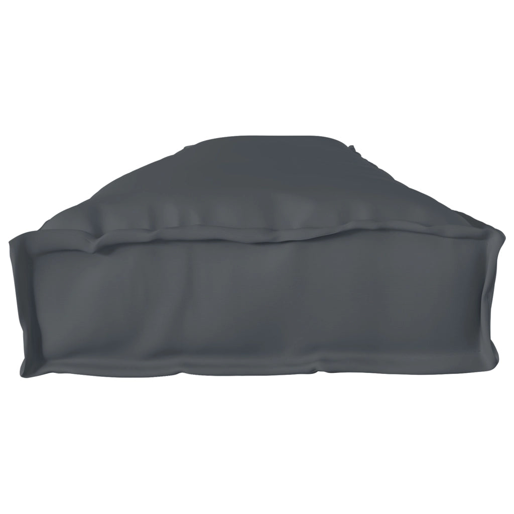 Cuscini per Pallet per Panchina 2 pz Antracite 200x40x8 cm Tessuto Oxford