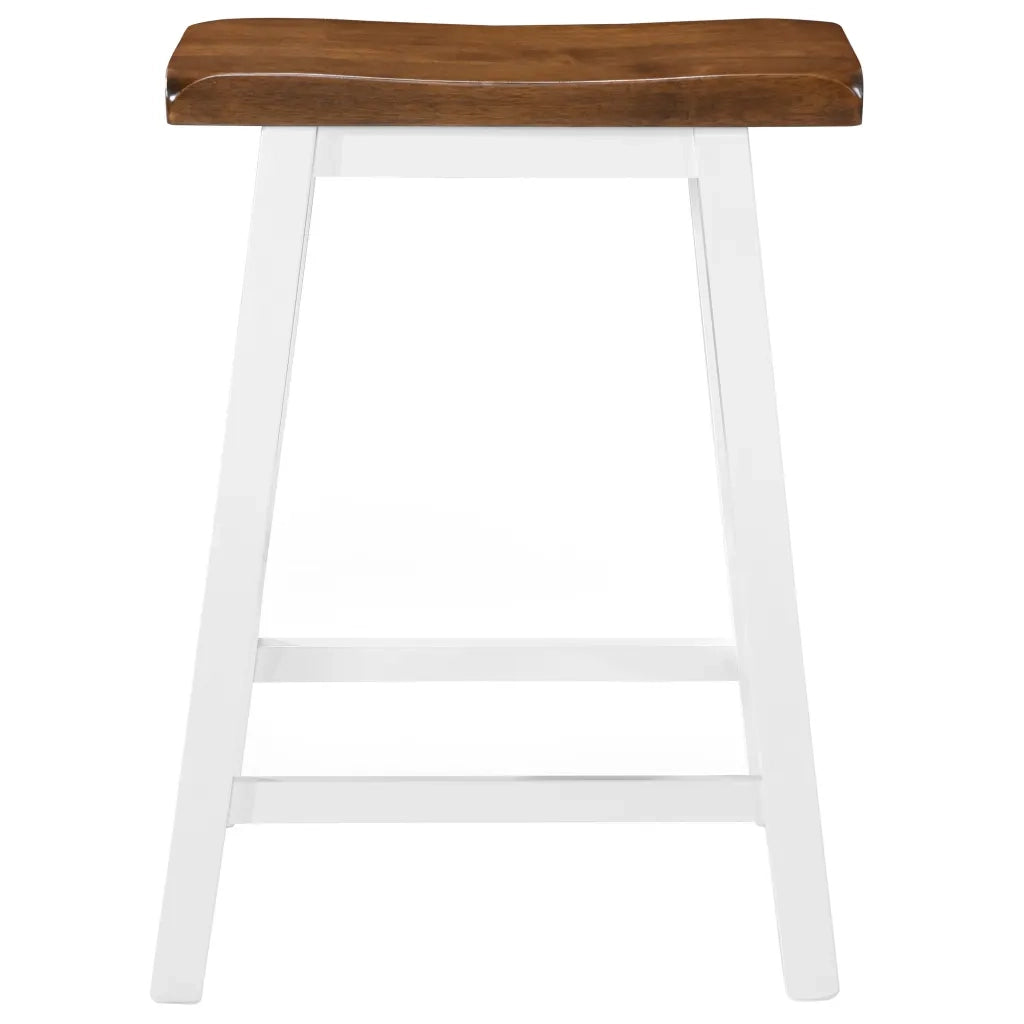 Sgabelli da Bar 2 pz in Legno Massello 245546