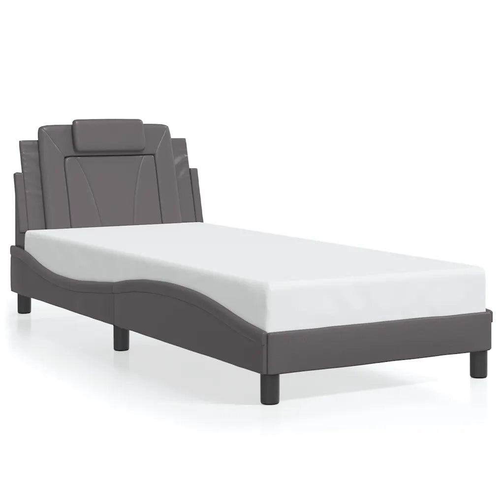 Giroletto Viana senza Materasso Crema 90x200 cm in Similpelle 3208071