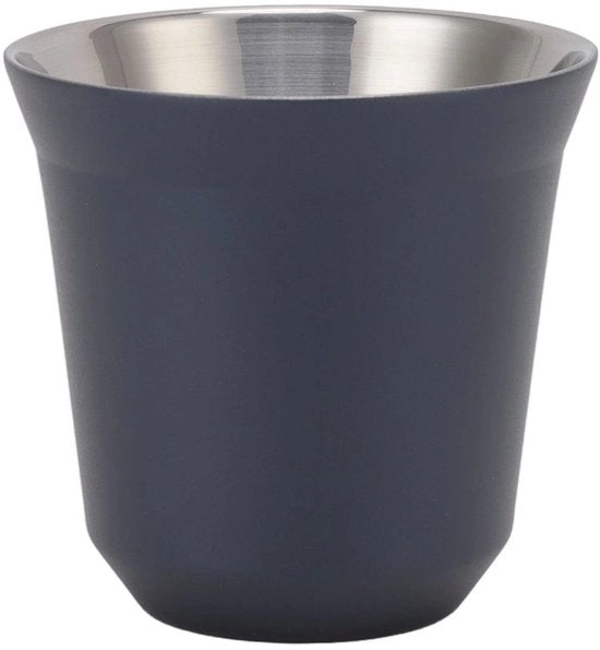Caffè in Viaggio a Doppia Parete - Caffè in Viaggio Isolato - Caffè in Viaggio in Acciaio Inossidabile - Capacità 80ml - Progettato per Resistere alle Cadute