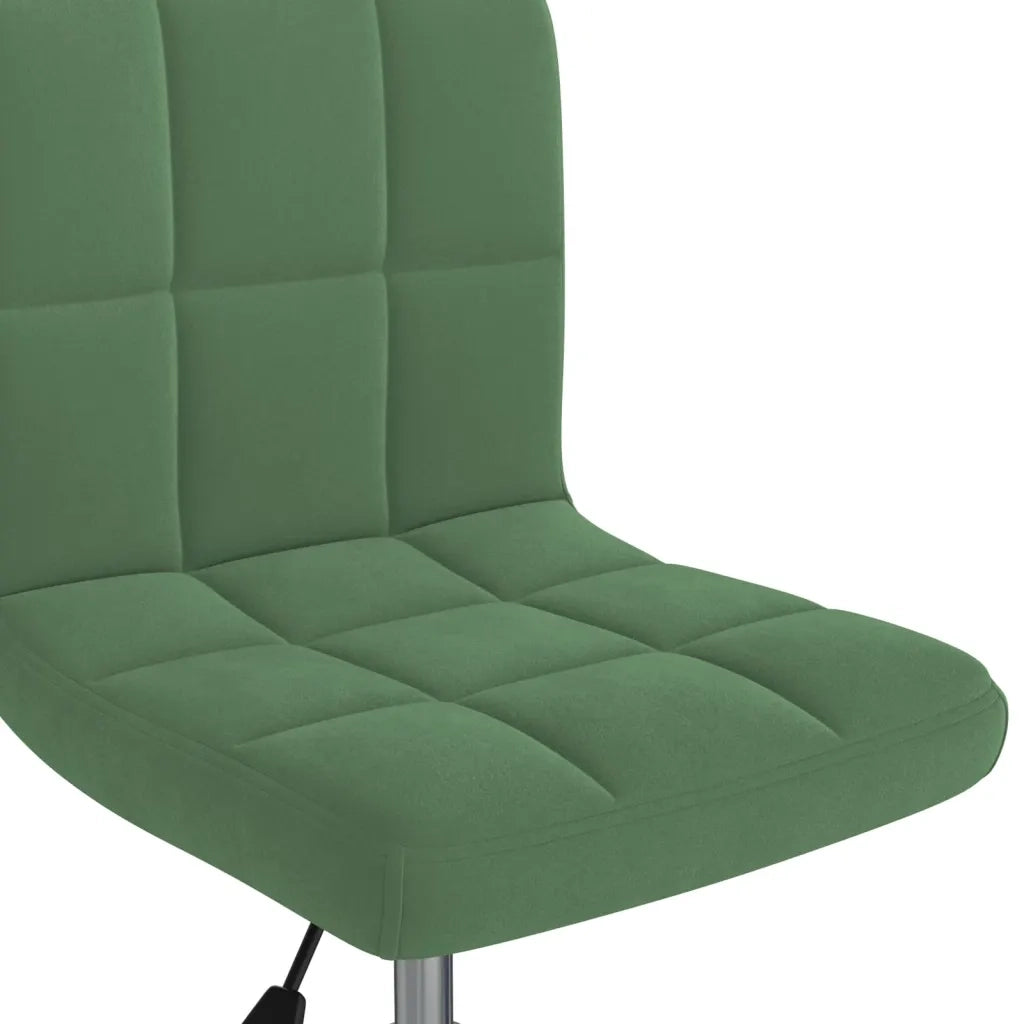 Sedia da Pranzo Girevole Verde Scuro in Velluto cod mxl 18082