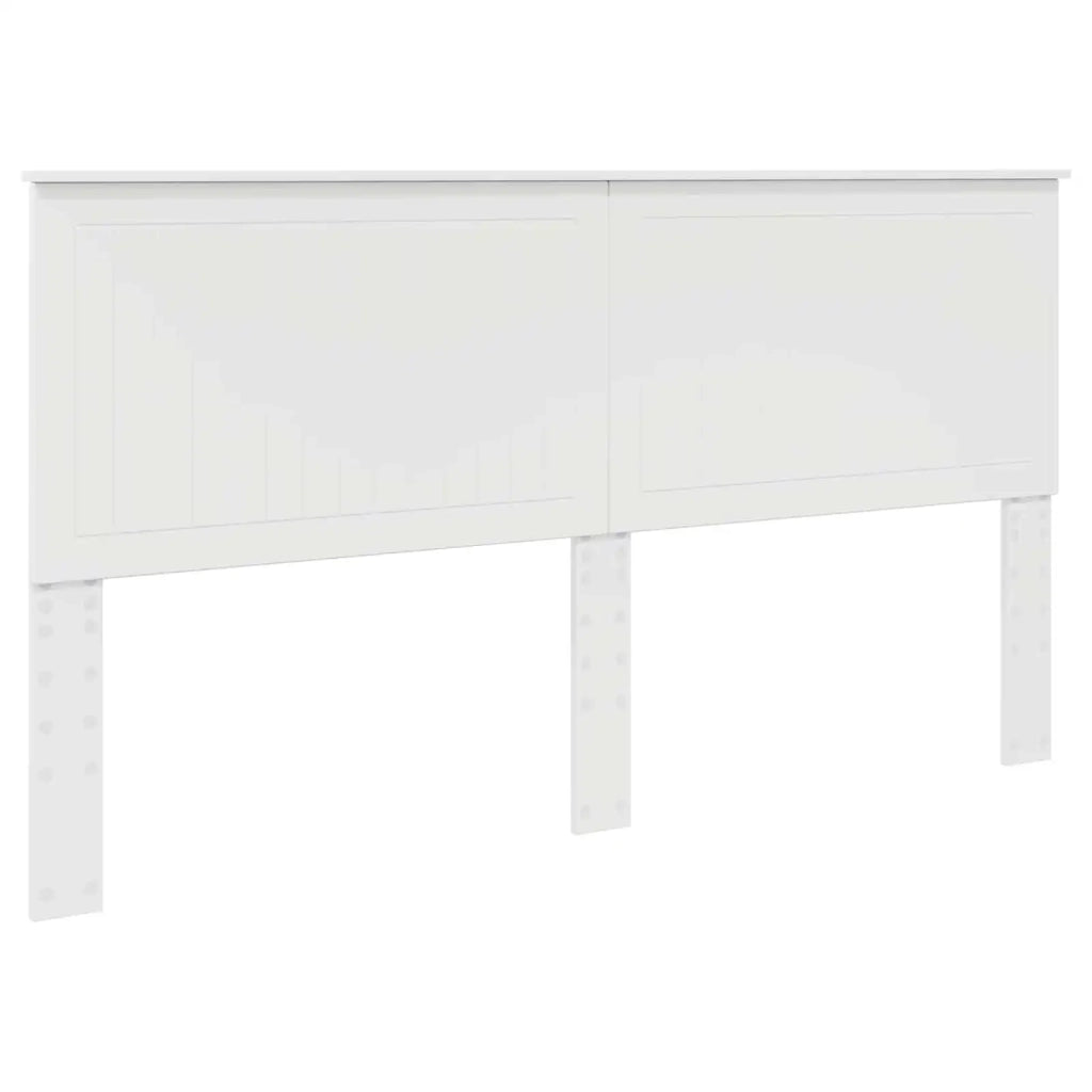 Testiera con testiera Bianco 180 cm Legno multistrato