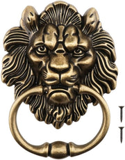 Accessorio decorativo per porte e verande - design classico antico - bron dorato - altezza 15,8 cm