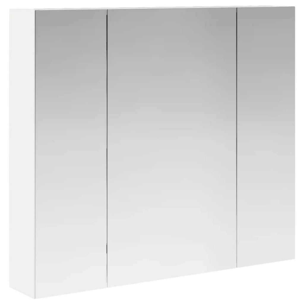 Mobiletto per specchio da bagno Bianco 80 x 14.5 x 70 cm