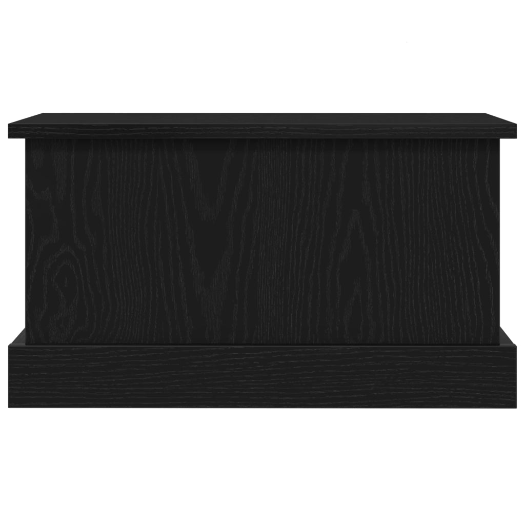 Scatola di stoccaggio  Nero Rovere 50x30x28 cm Legno ingegnerizzato