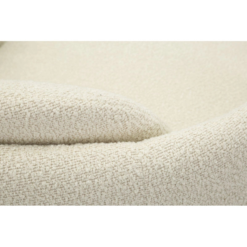 Poltrona Girevole Torino Crema cm 70x72x75 (altezza Seduta cm 44,5)