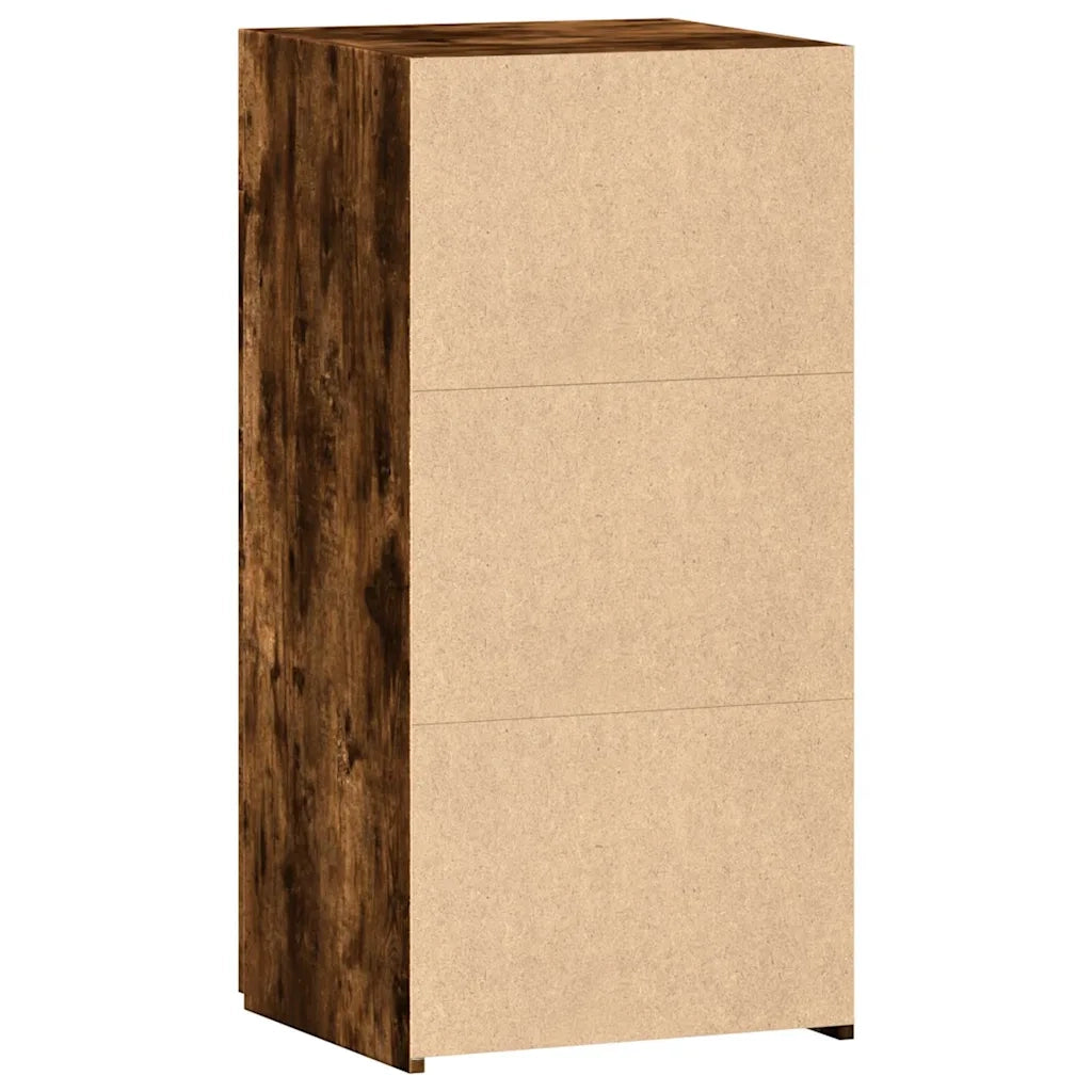 Credenza-Buffet-Armadio da cucina Rovere Fumo 45x42,5x93 cm in Legno Multistrato 390114