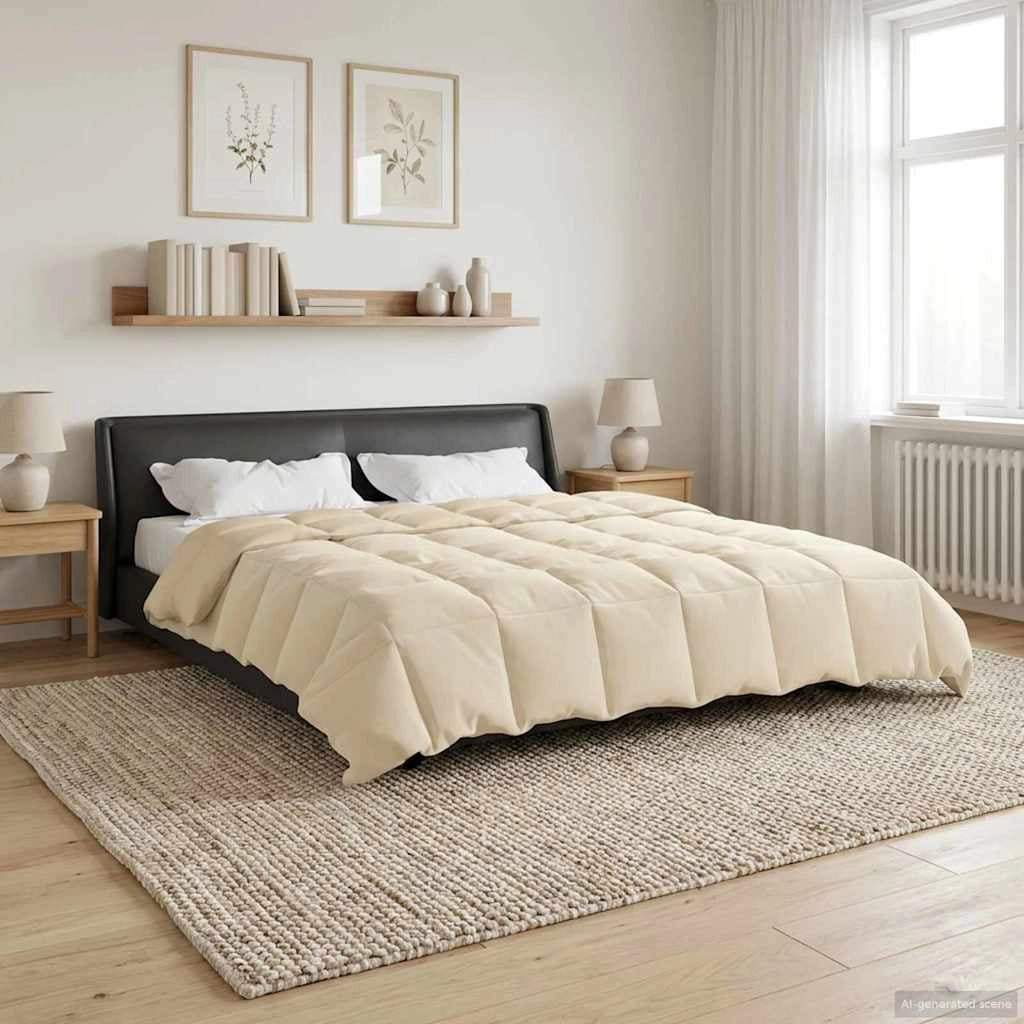 Piumone Completo Annuale 200 x 240 cm 4 stagioni Crema 42026065