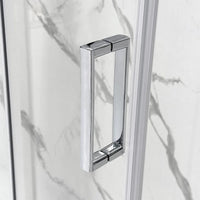 Box doccia 3 lati 70x120x70 con porta scorrevole trasparente  Tay