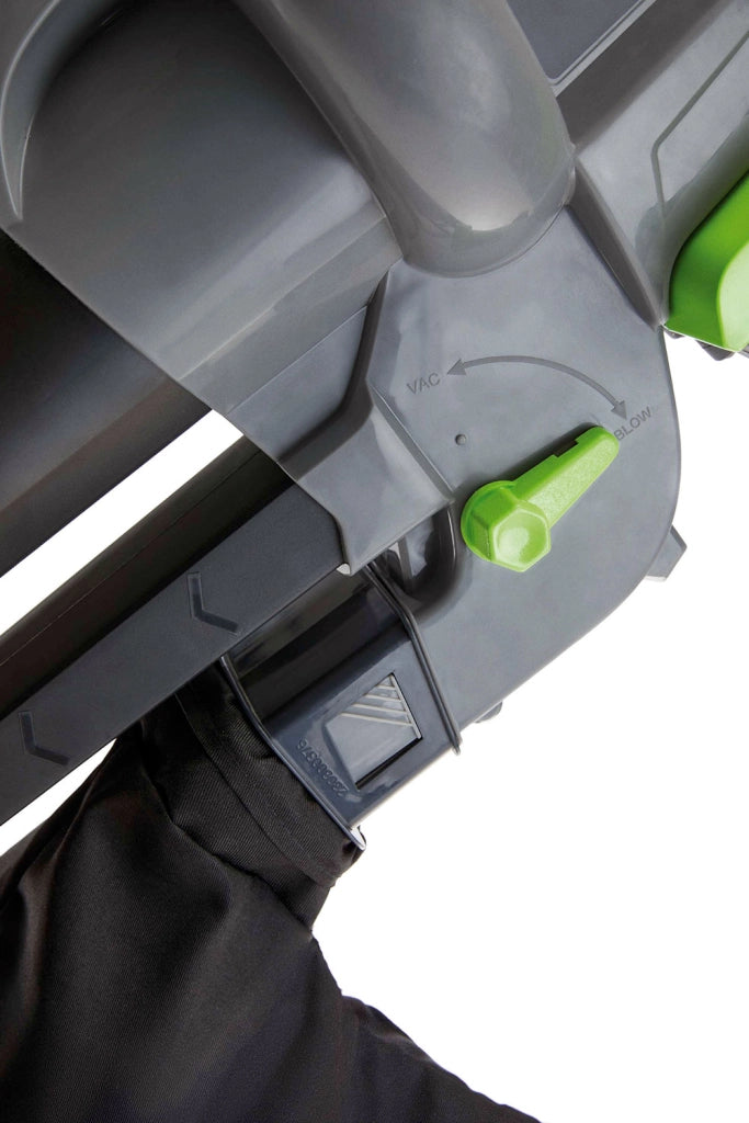 Aspiratore Soffiatore per Foglie a Batteria SAR40 con 2 Batterie 20V Copertura 300 mq con Batteria Verde e Nero