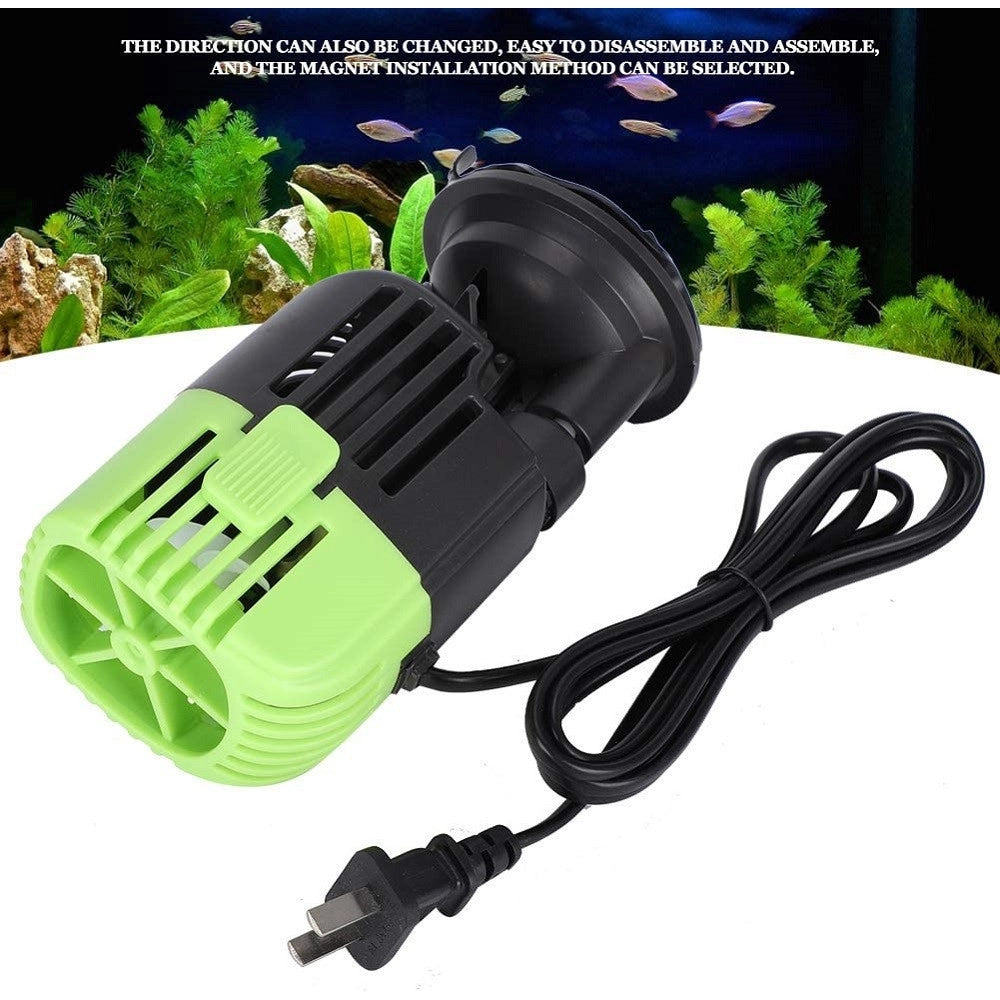 Trade Shop - Generatore Di Onde Per Acquario Sommergibile Pompa Circolazione Testa Girevole -