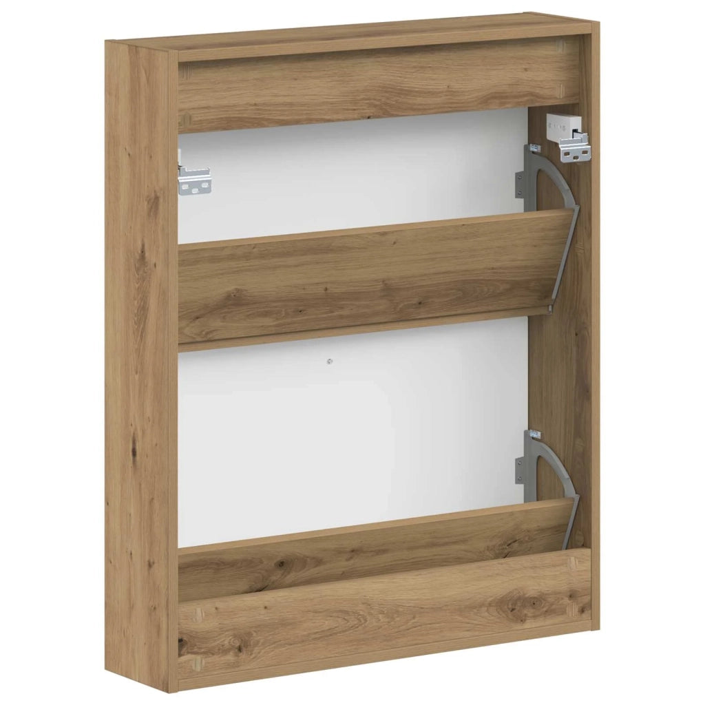Mobiletto per Scarpe da Muro ALKMAAR 71 x 17 x 86 cm 896204