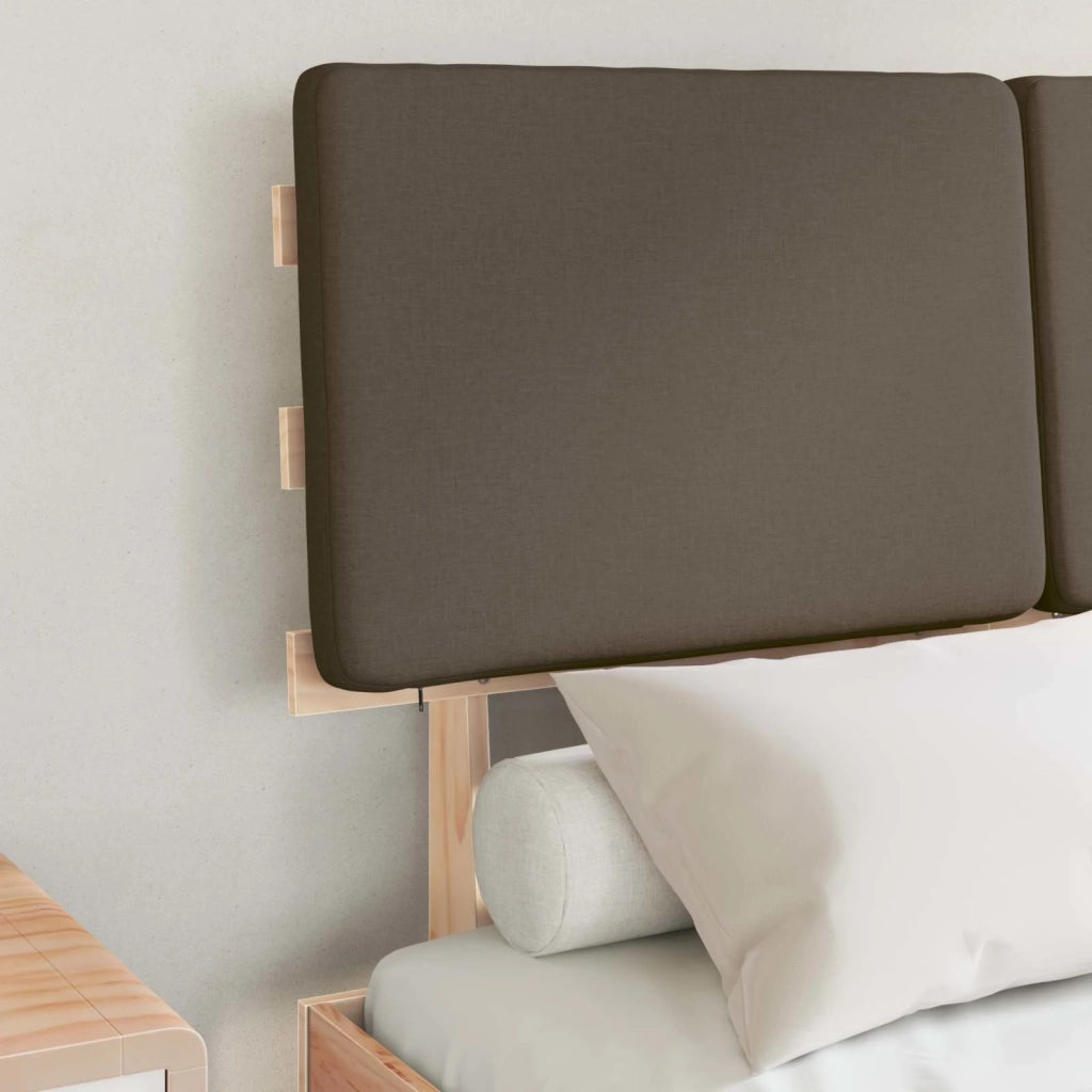 Letto con Testiera Rivestita Talpa 120 x 200 cm Pino massello 877492