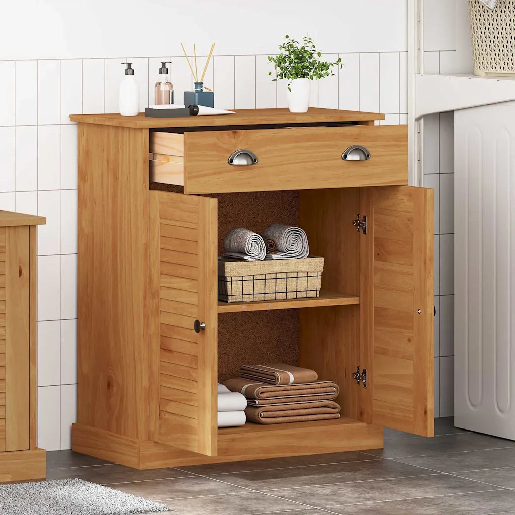 Mobile da Bagno VIGO Marrone e Marrone Miele 68 x 34 x 80 cm 4019109
