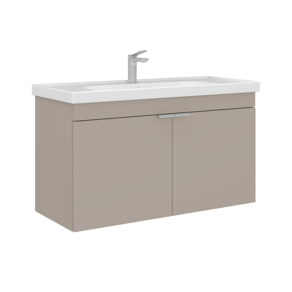Mobile lavabo "Desna 100" - 100 x 45 x 58 cm - Sabbia