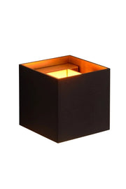 Applique Lucide XIO in alluminio nera G9 LED 4W 2700K
