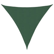 Parasole a vela | Telo Ombra | Vela da ombra Oxford Triangolare 3x3x3 m Verde Scuro