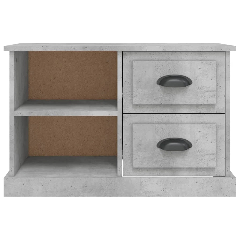 Mobile TV multimediale mensola TV credenza mobile TV sala da pranzo soggiorno camera da letto 73 x 35,5 x 47,5 cm legno ingegnerizzato grigio 02_0026200