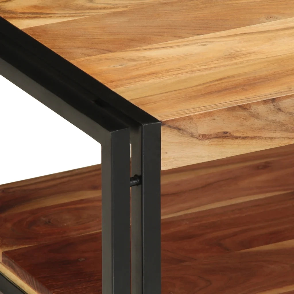 Tavolino da Salotto 90x50x38 cm Legno Massello di Acacia 4102716