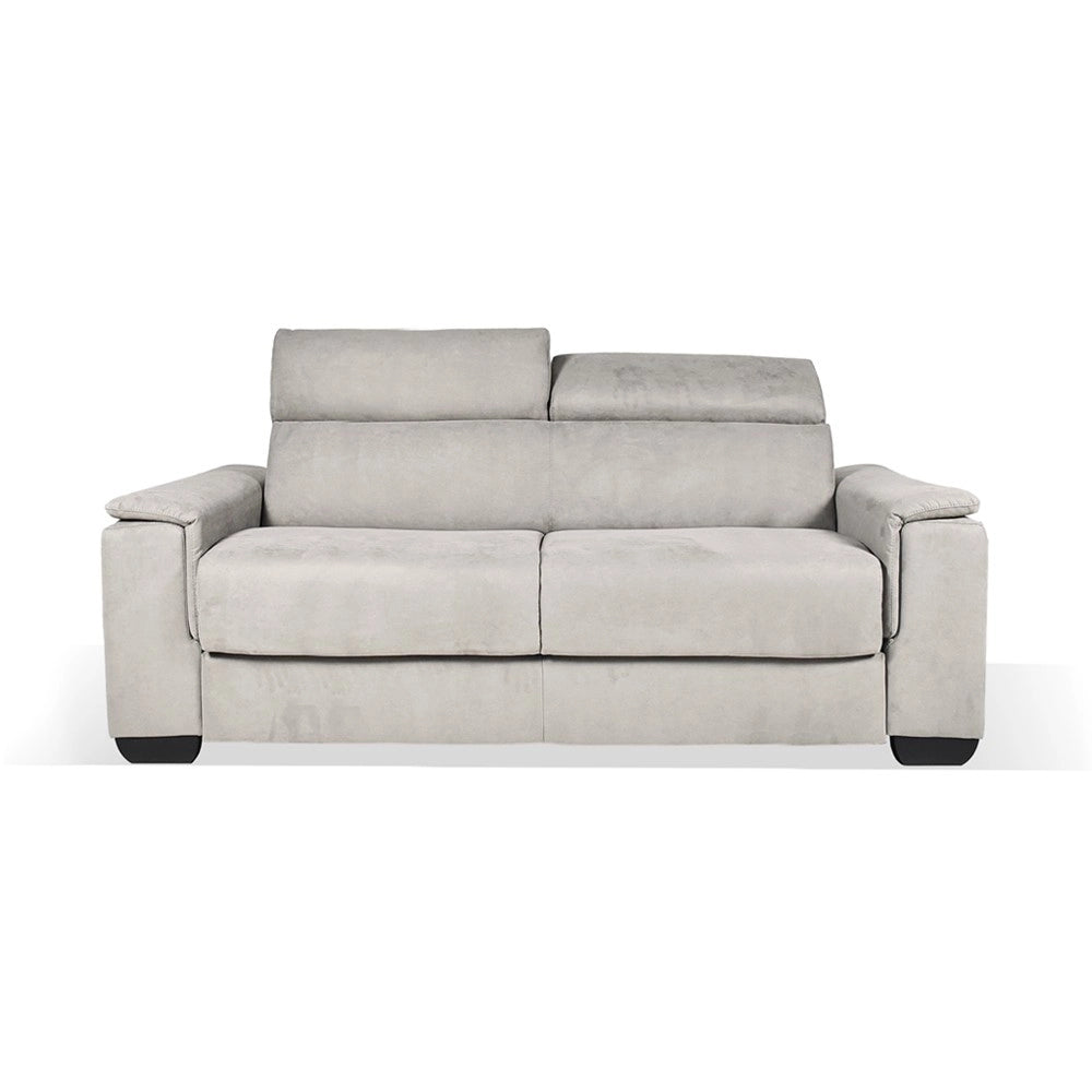 Divano letto colore grigio chiaro Mercurio 3 posti 210x94x90H