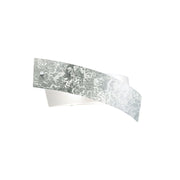 Camilla - Lampada da parete argento 2XE14 max 2X28W IP20 - Applique led da muro design moderno 54x20cm