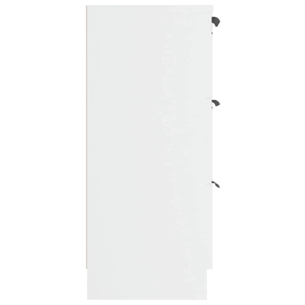 Buffet credenza cassettiera armadio mobile contenitore organizer per cucina soggiorno salotto 60 x 30 x 70 cm legno ingegnerizzato bianco 02_0030327