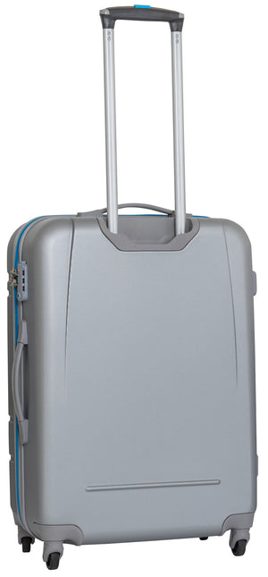 Trolley Valigia Media Rigida in ABS 4 Ruote TSA Ravizzoni Sangria Silver