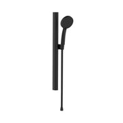 Saliscendi doccia 5 getti flex 150 cm PVC anti torsione nero - serie Porto