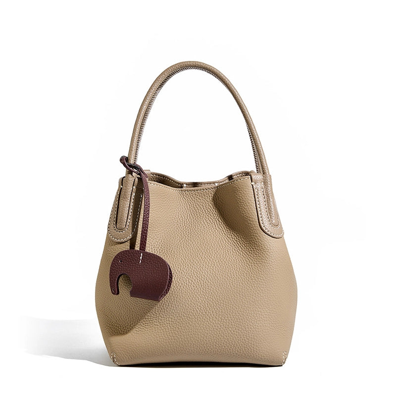 Borse e borsette in vera pelle da donna, borse a tracolla Stachel, borse a spalla grigie