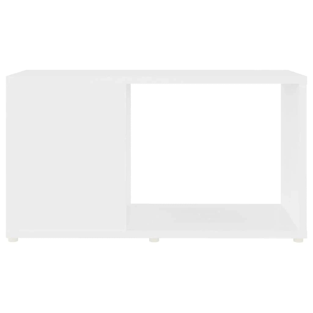 Mobile TV multimediale mensola TV credenza TV sala da pranzo soggiorno camera da letto 60 x 24 x 32 cm legno ingegnerizzato bianco 02_0026129