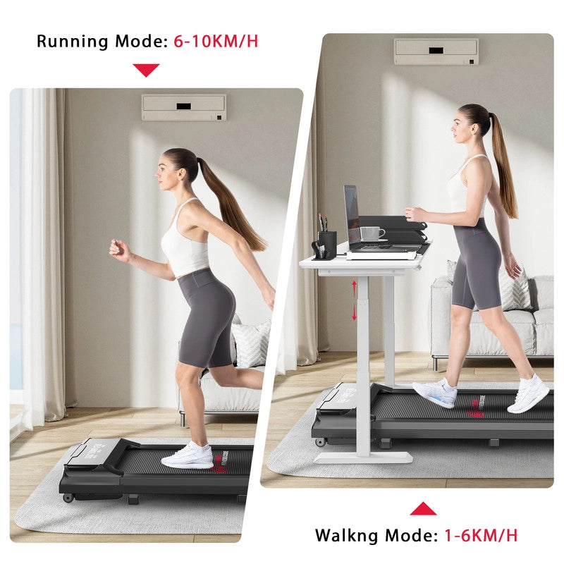 Tapis roulant, tapis roulant , tapis roulant con telecomando e LED, velocità regolabile da 1 a 10 km/h