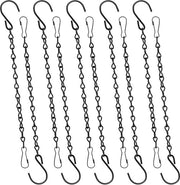 Supporto per piante in metallo a catena 95 pollici - Catene per piante, alimentatori per uccelli, gong per vento - Lampioni, cartelloni, lampade per foto, ornamenti outdoor e indoor