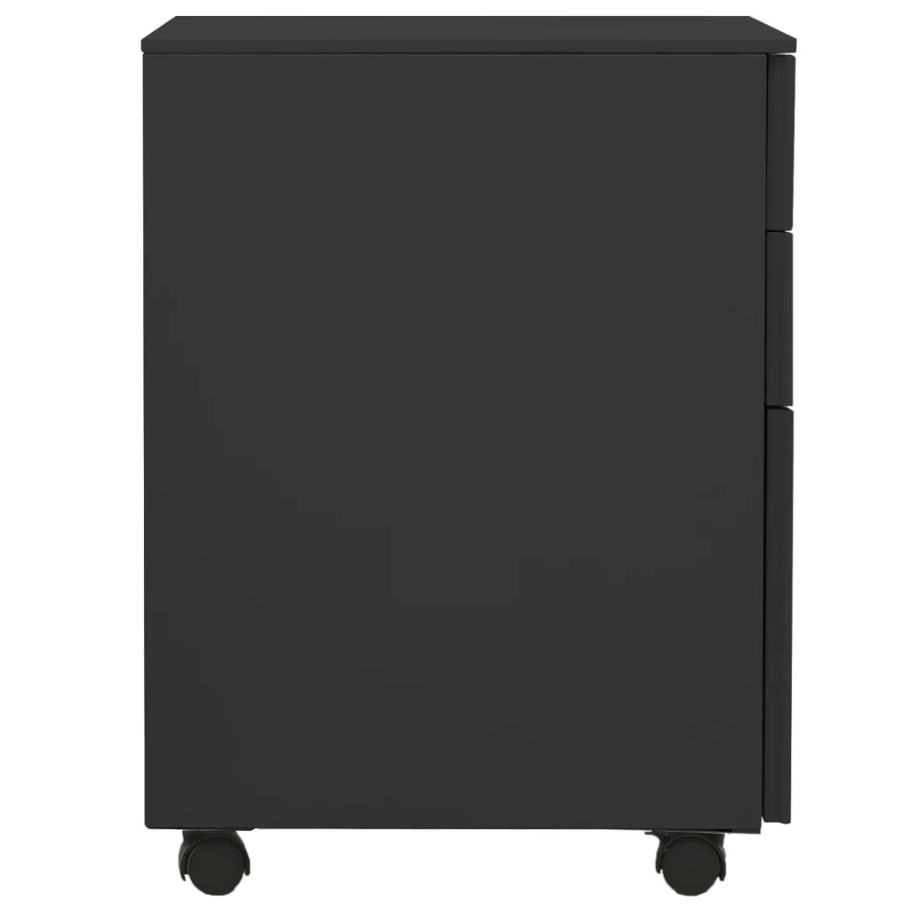 Schedario Mobile Antracite 39x45x60 cm in Acciaio CFW8579289